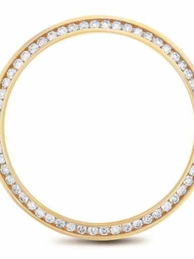 Mens Aftermarket 18k Yellow Gold 1.30ct Diamond Bezel for 36mm Rolex (SKU 1051836MT)