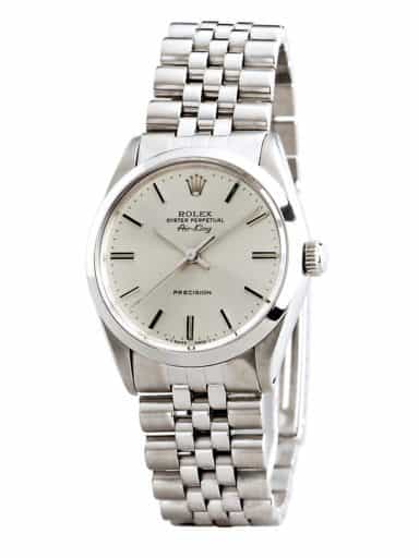 Mens Rolex Stainless Steel Air-King Silver 5500 (SKU B5500111CMT)