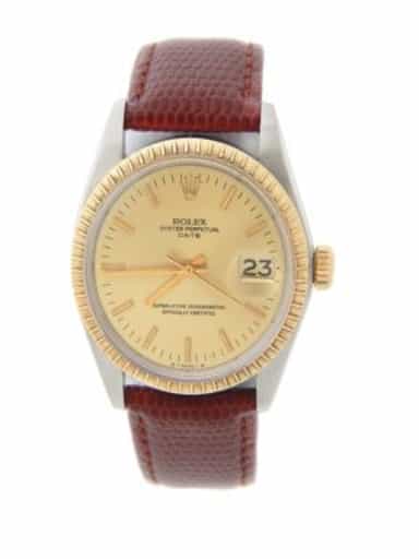 Mens Rolex Two-Tone 14K/SS Date Champagne 1505 (SKU 3647495AMT)