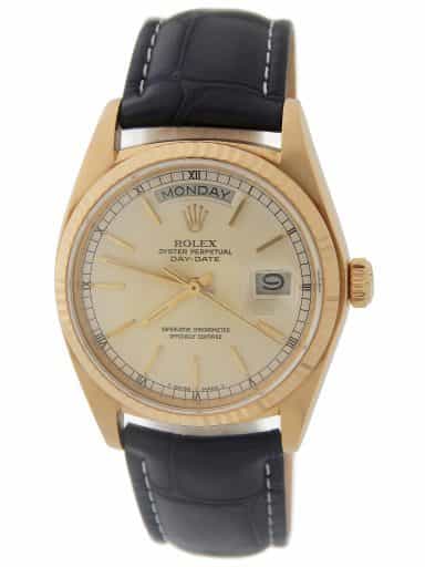 Mens Rolex 18K Yellow Gold Day-Date Watch Ref. 18038 (SKU 5972184BLAMT)