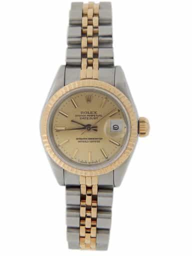 Ladies Rolex Two-Tone 18K/SS Datejust Champagne 69173 (SKU 9291521AMT)