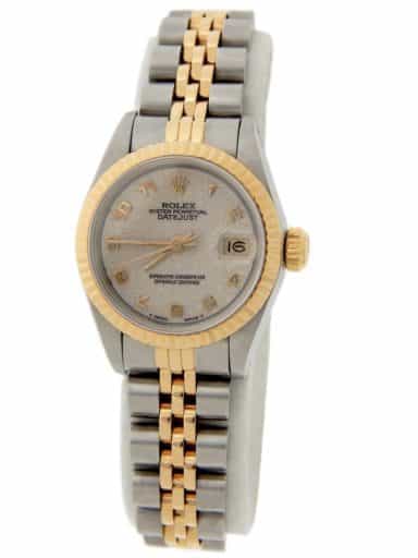 Ladies Rolex Two-Tone 18K/SS Datejust 69173 Ivory Arabic (SKU 9019768AMT)