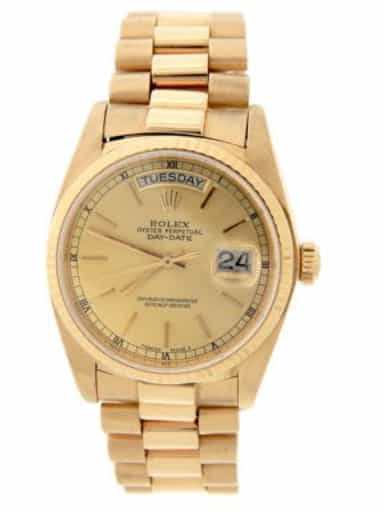 Mens Rolex 18K Gold Day-Date President Watch Ref. 18038 (SKU 8198863AMT)