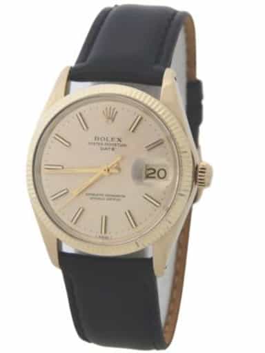 Mens Rolex 14K Yellow Gold Date Gold Mosaic Dial 1503 (SKU 2013597AMT)