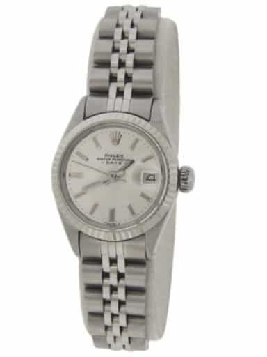 Ladies Rolex Stainless Steel Date 6917 Watch Silver Dial (SKU 2930517AMT)