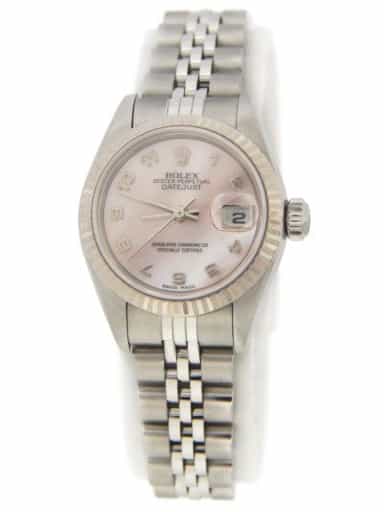 Ladies Rolex Stainless Steel Datejust 79174 Factory Mother of Pearl (SKU A963885MOPAMT)