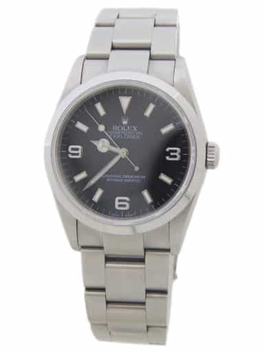 Mens Rolex Stainless Steel Explorer I Watch 114270 (SKU Z126314AMT)