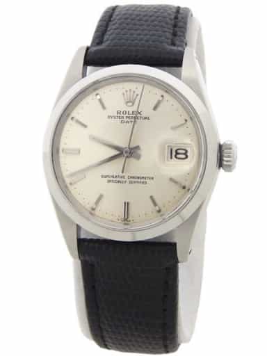 Mens Rolex Stainless Steel Date Watch with Silver Dial 1500 (SKU 1064482AMT)