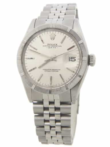 Mens Rolex Stainless Steel Date Watch with Silver Dial 1501 (SKU 1501FPJAMT)