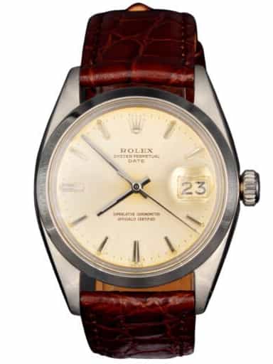 Mens Rolex Stainless Steel Date Silver 1500 (SKU 717864AMT)