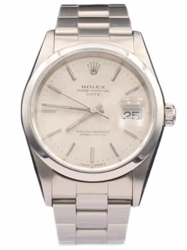 Mens Rolex Stainless Steel Date Watch Silver Dial 15200 (SKU K242135AMT)