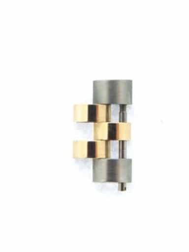 1 (ONE) Aftermarket 2Tone 10k Yellow Gold & Steel Watch Link for Mens Rolex (SKU LINKSM10KSSMT)