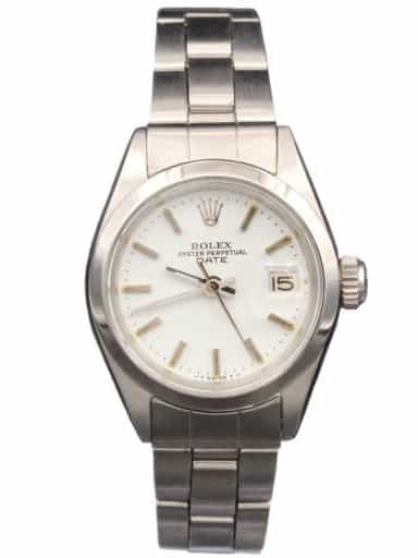 Ladies Rolex Stainless Steel Date Watch White Dial 6916  (SKU 2878845FAMT)