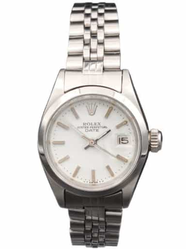 Ladies Rolex Stainless Steel Date 6916 Watch White Dial  (SKU 2878845JFAMT)