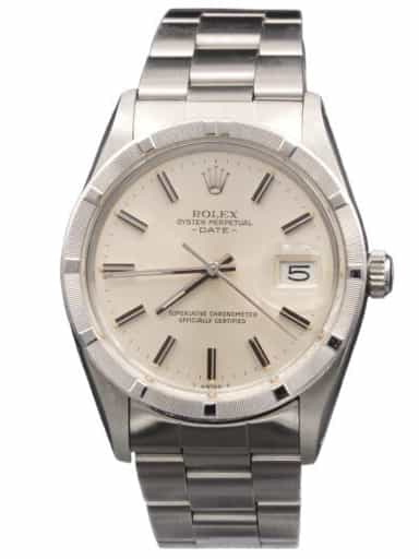 Mens Rolex Stainless Steel Date Watch Silver Dial Ref. 15010 (SKU 8194085AMT)