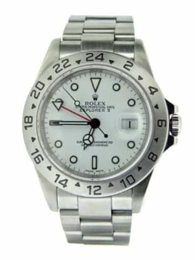 Mens Rolex Stainless Steel Explorer II White  16570 (SKU K231361MT)