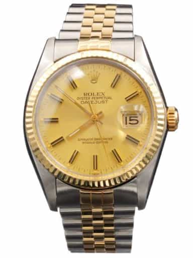 Used rolex two tone datejust hot sale