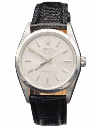 Mens Rolex Stainless Steel Air-King Watch 14000 Silver Dial (SKU W461829BLAMT)