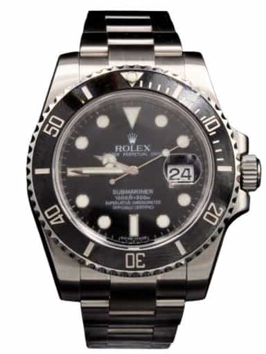 Mens Rolex Stainless Steel Submariner Watch Ref. 116610 Black Dial with Rolex Card (SKU 35Z839K7CAMT)