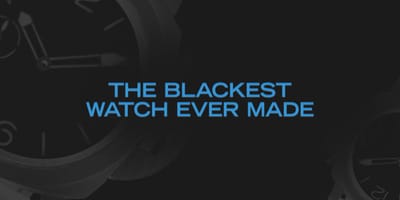 The Blackest Watch Ever Made