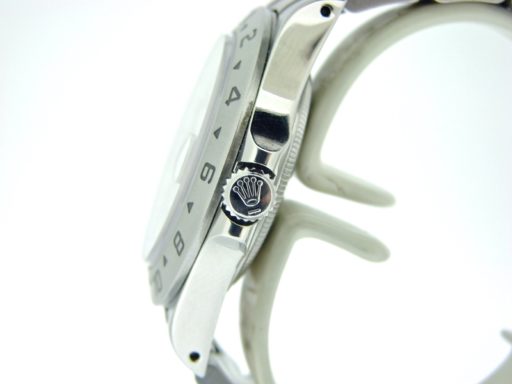 Rolex Stainless Steel Explorer II 16570 White -4