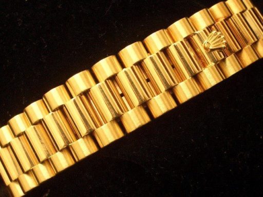 Rolex 18K Yellow Gold Day-Date President 18238 Champagne Diamond-1