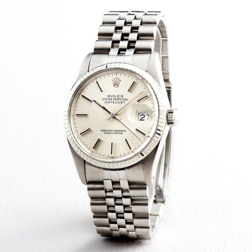 Rolex Stainless Steel Datejust 16014 Silver -4