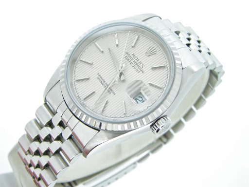 Rolex Stainless Steel Datejust 16220 Silver -4