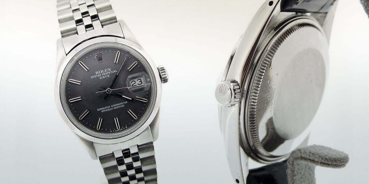 Set a Men's Rolex Date Quickset 