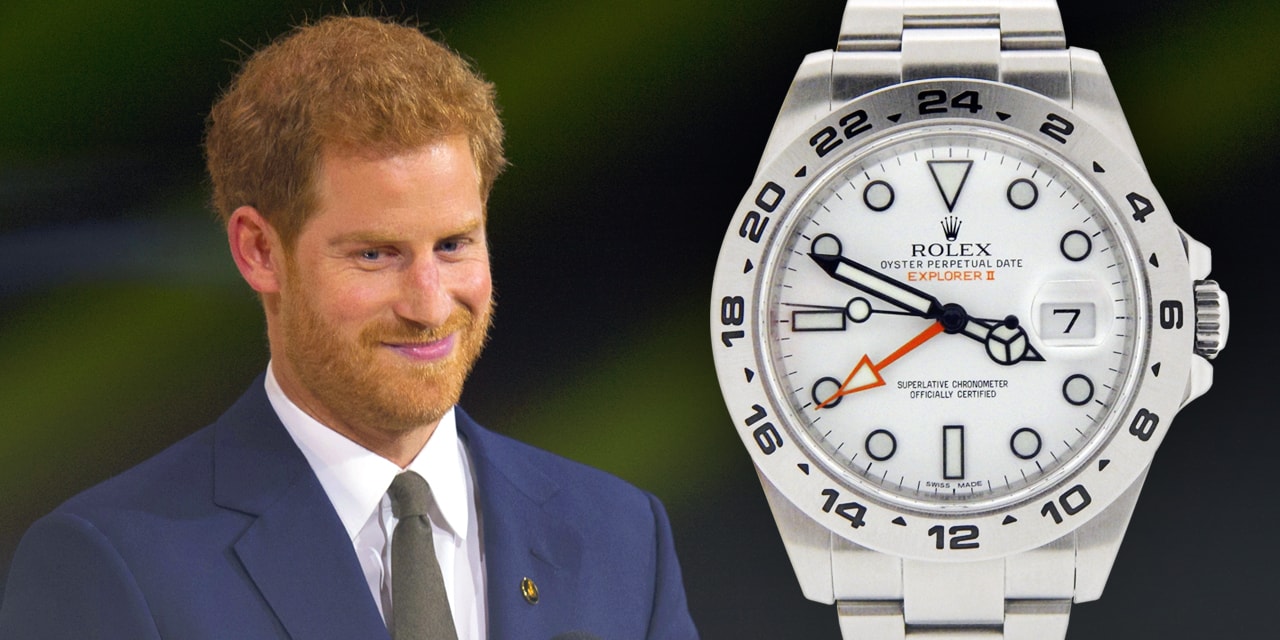 Prince Harry and his Rolex Explorer II -