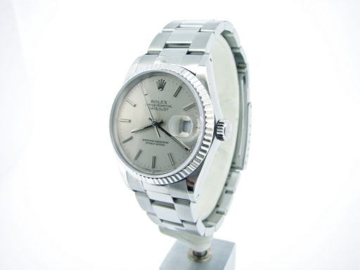 Rolex Stainless Steel Datejust 16234 Silver -4