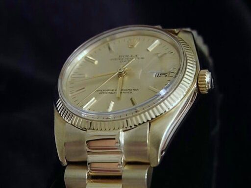 Rolex 14K Yellow Gold Date 1503 Champagne -4