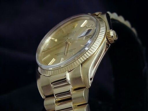 Rolex 14K Yellow Gold Date 1503 Champagne -3
