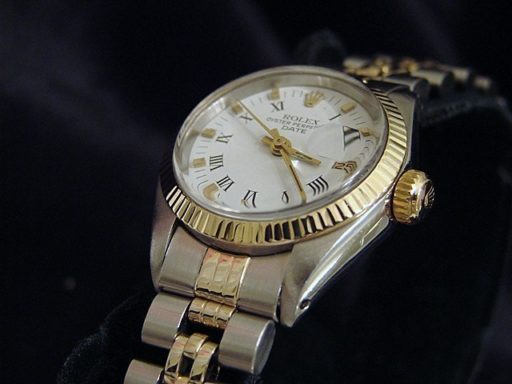 Rolex Two-Tone Date 6917 White Roman-3