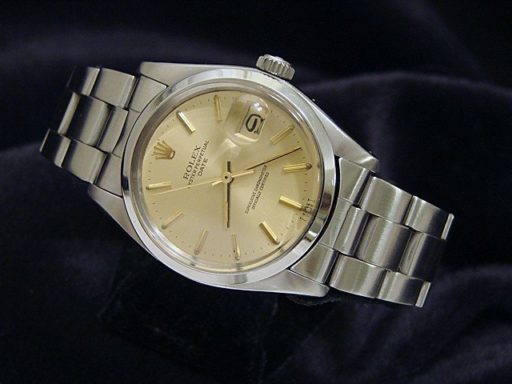 Rolex Stainless Steel Date 1500 Champagne -5