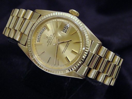 Rolex 18K Yellow Gold Day-Date President 1803 Champagne -4
