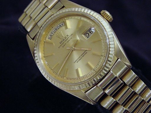 Rolex 18K Yellow Gold Day-Date President 1803 Champagne -3
