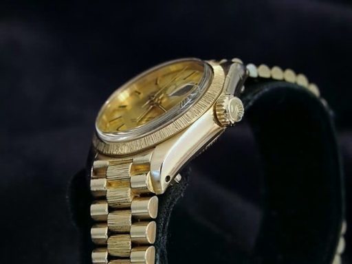 Rolex 18K Yellow Gold Datejust President 6927 Champagne -3