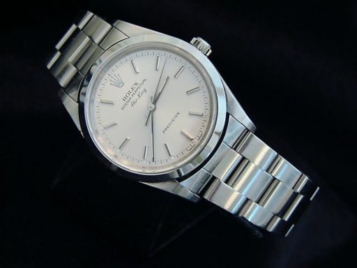 Rolex Stainless Steel Air-King 14000 Silver-7
