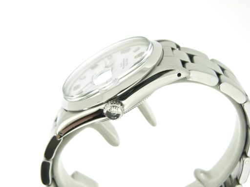 Rolex Stainless Steel Date 15000 White Arabic-3