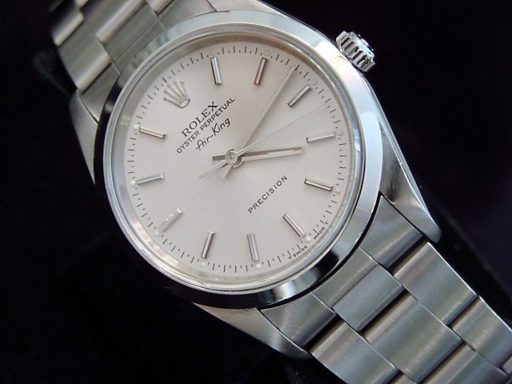 Rolex Stainless Steel Air-King 14000 Silver-3