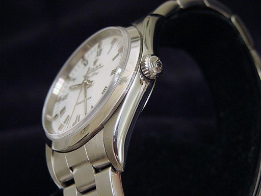 Rolex Stainless Steel Air-King 14000 White-3