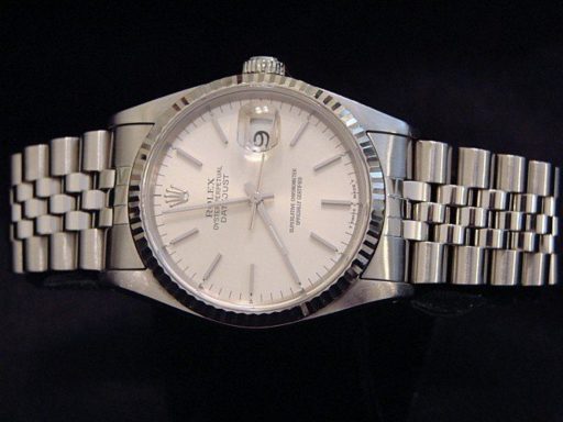 Rolex Stainless Steel Datejust 16234 Silver -5