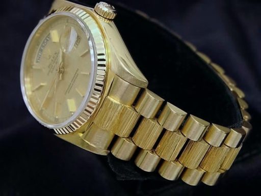 Rolex 18K Yellow Gold Day-Date President 18038 Champagne -4