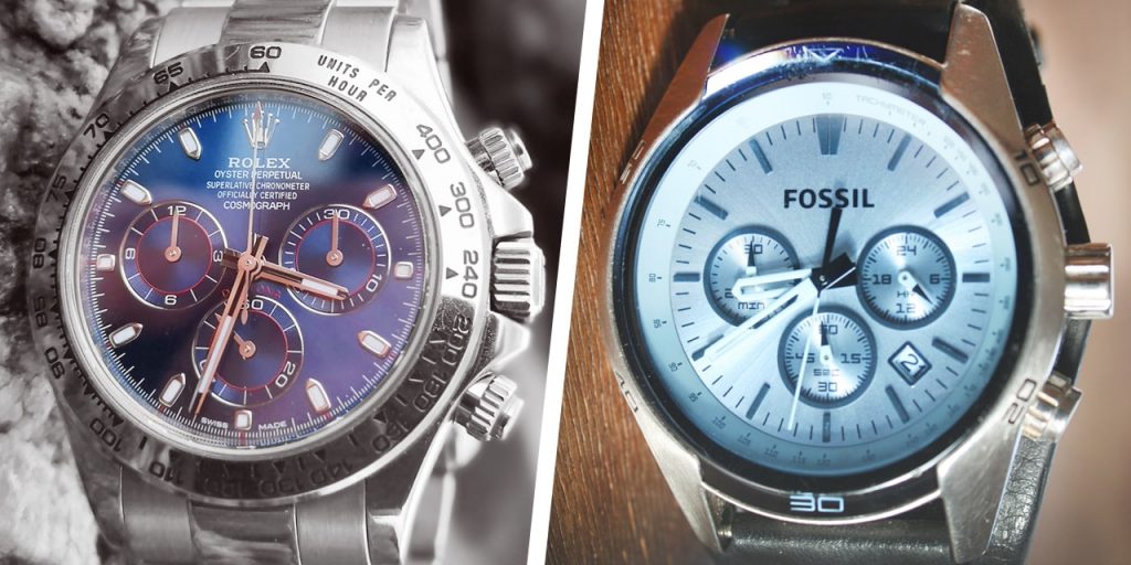 Is an expensive Rolex better than something cheap?