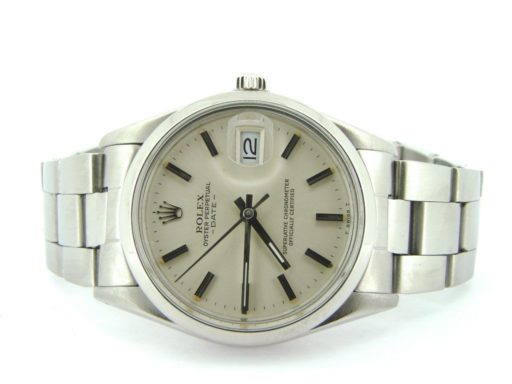 Rolex Stainless Steel Date 15000 Silver -8