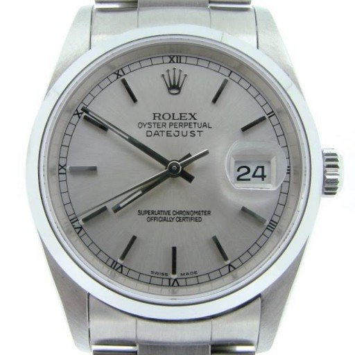 Rolex Stainless Steel Datejust 16200 Silver -1