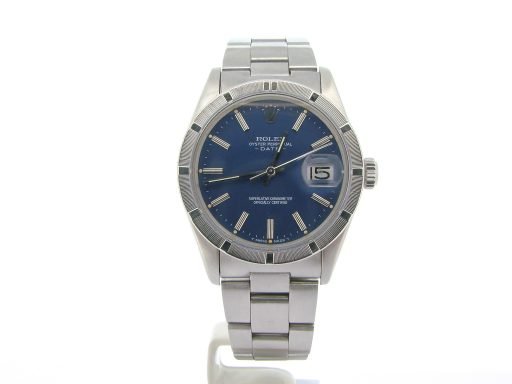 Rolex Stainless Steel Date 1501 Blue -4