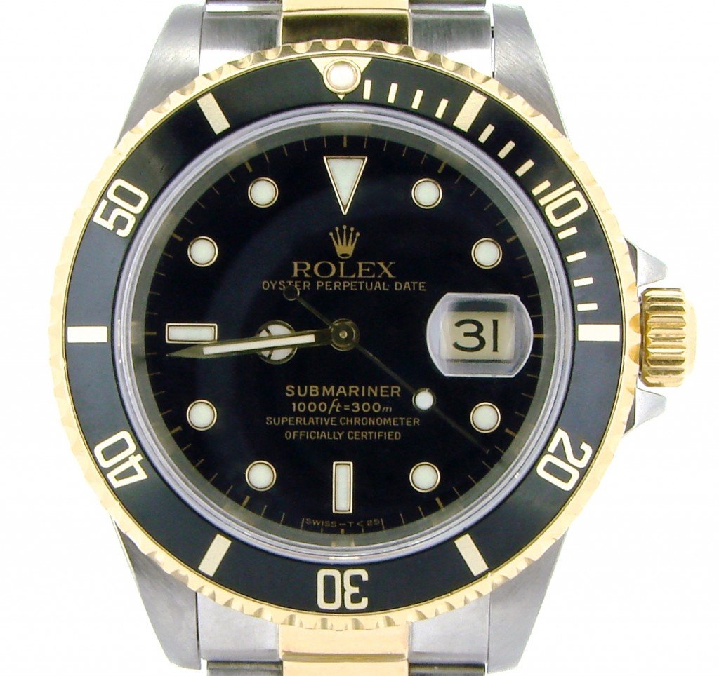 Mens Two-Tone Submariner 16613 sale SKU T736740NBCMT