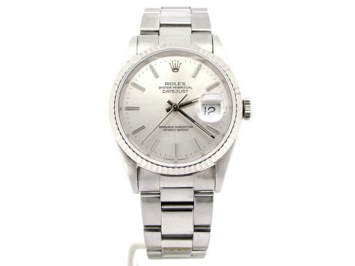 Rolex Stainless Steel Datejust 16234 Silver -4